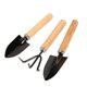 
Thickened gardening tools small shovel for farming vegetables and flowers shovel rake hoe digging shovel loosening soil tool set