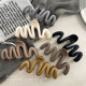 Extra large wavy clip female head plate hair shark clip hair volume multi-hair card high-quality hair clip headgear