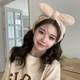 Cute Bear Face Washing Headband Women's Hairband Large Bow Headband Children's Hairband Hair Bundle New Headwear