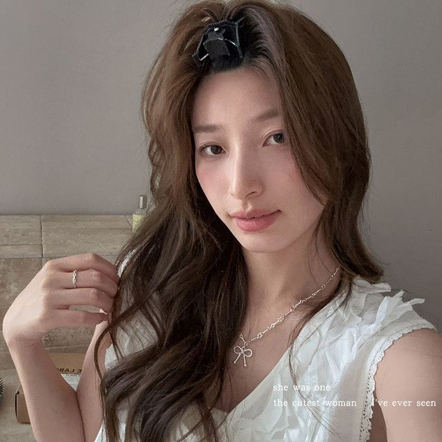 High skull artifact hair root natural fluffy clip seamless positioning clip men and women eight-character bangs duckbill clip hairpin hairpin