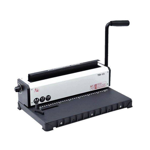 34-hole iron circle binding machine contract book binding machine ...