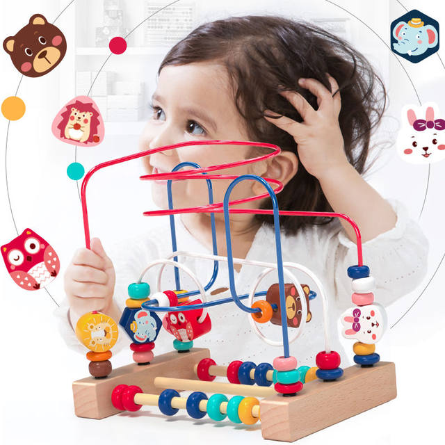 Happy Farm Game Box Beads Surprise Treasure Box Jewelry Baby Children Early Education Education Multi-functional Toys