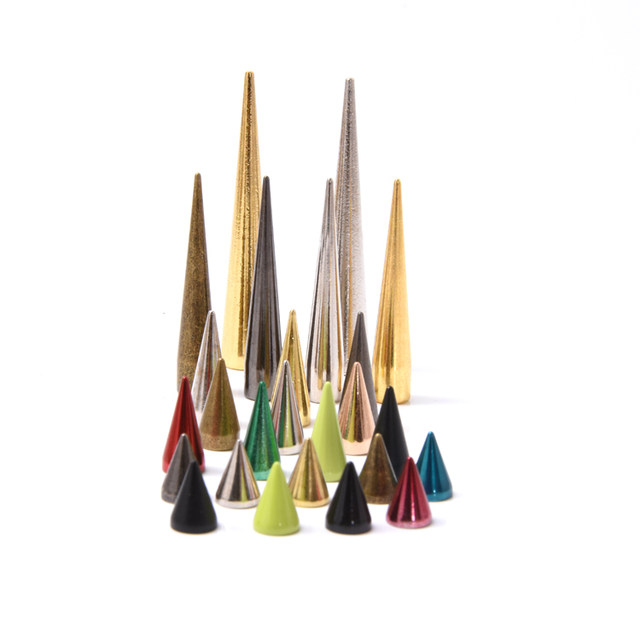 Copper bullet spike series DIY metal rivet pet collar non-mainstream punk rivet jewelry accessories