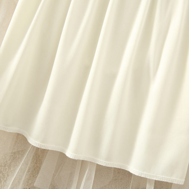 Irregular gauze skirt female summer new loose waist multi -layer mesh skirt stitching cake skirt skirt skirt short skirt