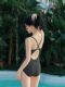 Yimeishan professional racing swimsuit women's one-piece triangular sports training quick-drying swimming pool special 2024 new model
