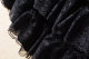 Golden velvet panton skirt women's autumn and winter high waist thin, multi -layer cake skirt, lace edge net yarn A -line skirt
