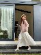 Sweet girl mixed pink buckle lapel cardigan sweater for women Spring and Autumn 2025 lazy style thickened outer sweater jacket
