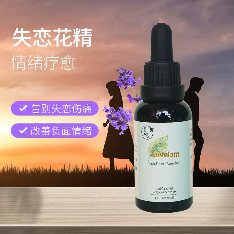 英国bach贝曲花精 失恋花精 巴赫巴哈花精修复伤痛开心愉悦