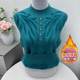 
Autumn and winter pullover long-sleeved tops for middle-aged and elderly mothers, all-in-one velvet bottoming woolen sweater with thickened sweater inside
