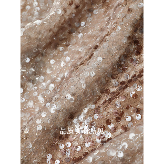 COCOBELLA Heavy Industry Gradient Sequin Embroidery Can Wear Outer Vest Spring and Summer Light Luxury Sleeveless Shirt VT0029