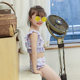2025 New Children's Swimwear Girls Swimwear Baby Summer Vacation Split Swimming Set Equipment Triangle Skirt Style