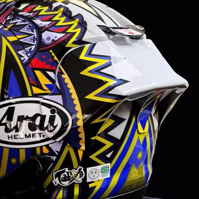 Suitable for Arai rx7x neo XD GX painted modified tail helmet competition large tail spoiler