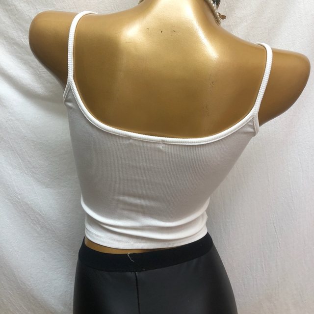 hong imitation basic bi ready classic style~INS sexy low U-neck showing breasts and large thin straps tight camisole summer