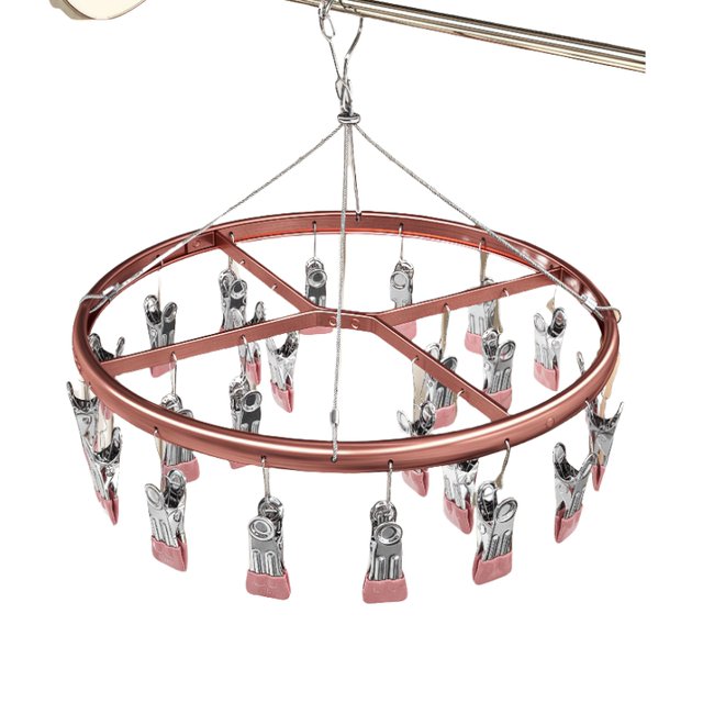 Multifunctional clothes drying rack sock drying tool Multifunctional multi-clip household rotating underwear mother and baby products