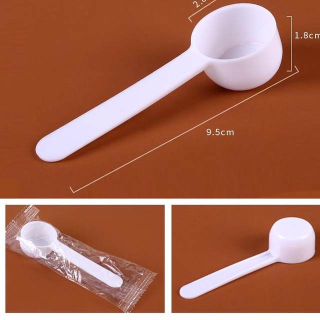 Plastic measuring spoon 1g3g5g10g15g gram milk powder spoon measuring ...