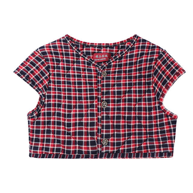 Shoulder guards, cervical vertebrae, warm little shawl, middle-aged and elderly people sleeping, cold-proof vest, camel velvet cotton vest, mother-in-law and mother winter clothes
