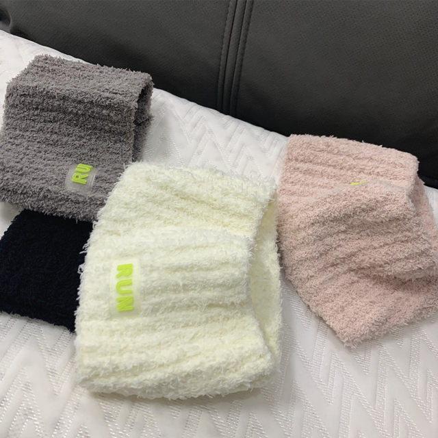 Wide -side soft half -headed head set women's yoga fitness hair band autumn and winter warm moon son headscarf nursing Japanese and Korean hair hoop