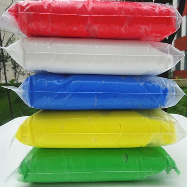 White ultra-light clay 500g large packaging plasticine clay space clay non-toxic color clay children's diy material package