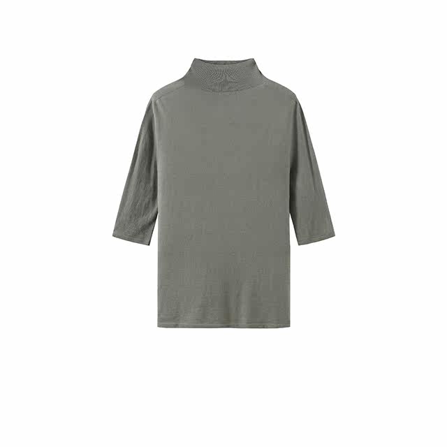 Chunzhu Cashmere Sweater Women's Spring New Slim High Solid Color Pullover Knitted Bottoming Sweater Women's Top