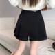 New spring and summer solid color skirt and age-reducing pleated skirt for women, large size high waist versatile suit short skirt A-line skirt