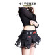 
A small and light luxury autumn and winter new mesh skirt with sexy female sexy girl with tall A-line lace skirt