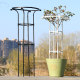 Gardening single circle umbrella rose climbing pergola rose clematis climbing mushroom rose flower stand green plant bracket outdoor