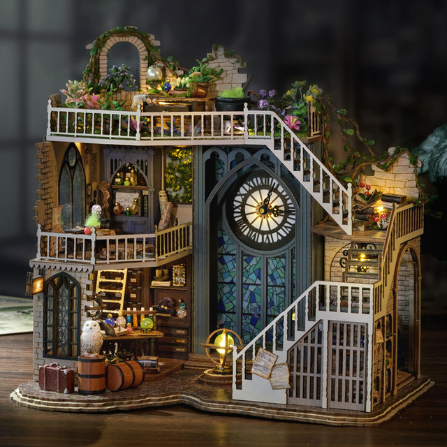 Magic House New Wisdom Fun House DIY House Handmade small house ...