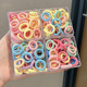 Baby rubber band does not hurt hair baby colorful hair ring children's hair rope 2025 new girl's head towel ring head rope