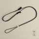 
Slim peace buckle lanyard without tying and braiding for men and women baby rings, gold and jade pendant necklace rope telescopic adjustment