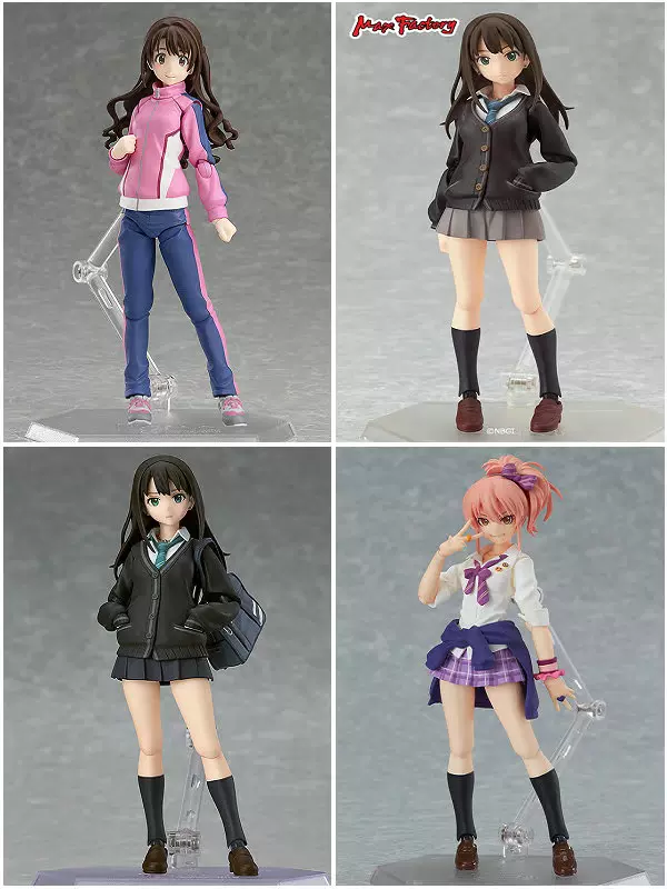 Figma偶像大師涉谷凜神崎蘭子島村城崎美嘉雙葉模型可動日版
