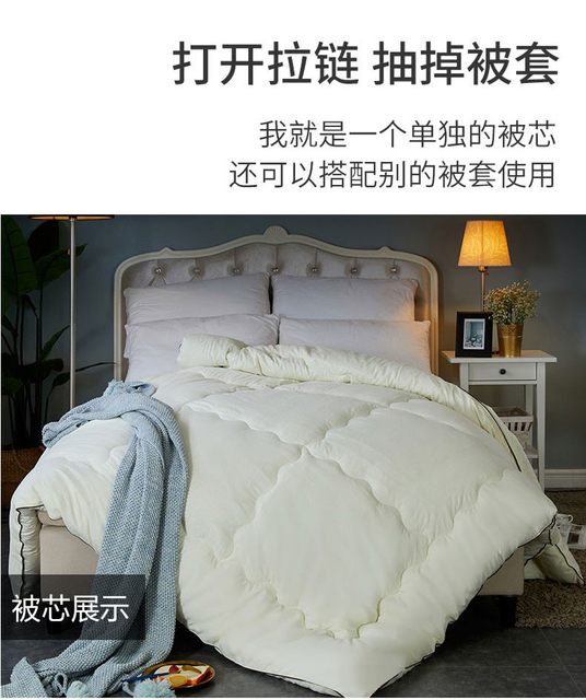 Milk velvet quilt winter quilt coral velvet dormitory thickened warm quilt core four-piece set complete set