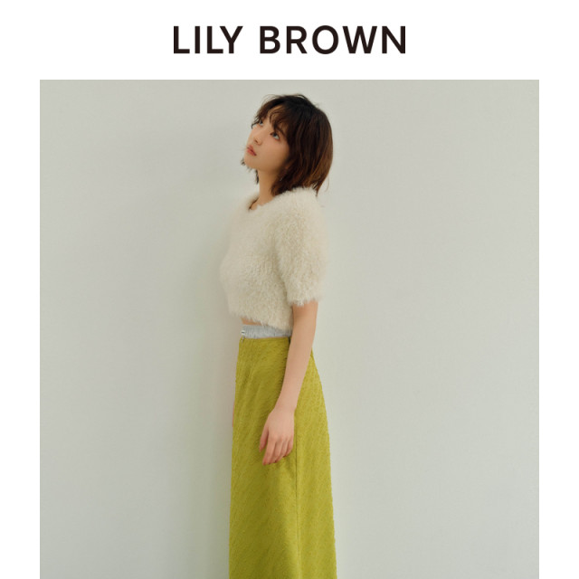 LILY BROWN autumn and winter style retro temperament lace high waist fish tail skirt LWFS244091