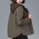 Middle-aged and elderly women's thin cotton jacket short cotton jacket 2024 new cotton jacket mother's autumn and winter cotton jacket women