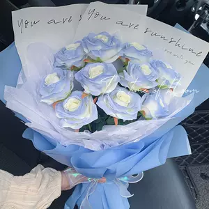 送男朋友的礼物假花 新人首单立减十元 22年10月 淘宝海外