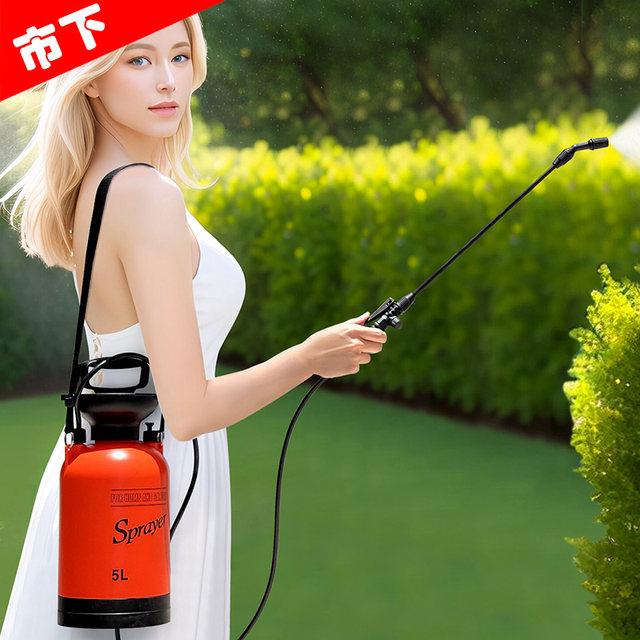 Small gardening spray watering flower pressure disinfection watering can wash windows of high pressure agricultural manual air pressure sprayer
