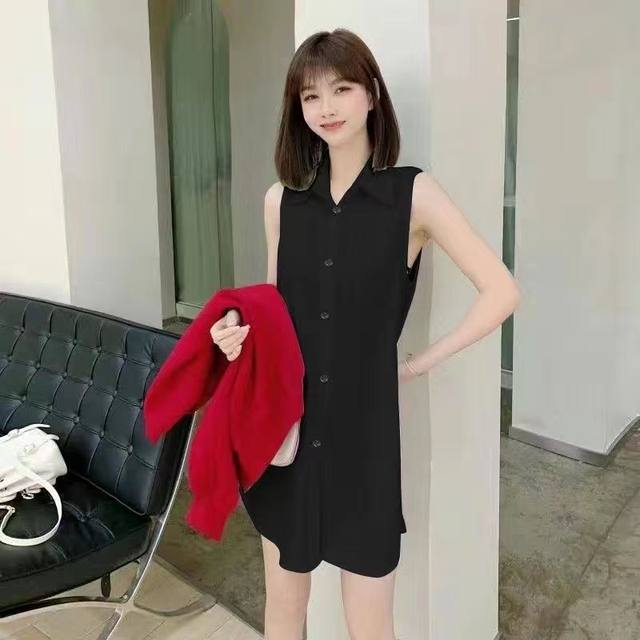 2025 Shirts Female Autumn and Winter Mid -length Stacking Inner Piece with Velvet Magic Planet with white vest sleeveless shirt
