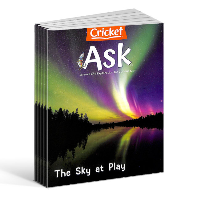 Ask the varied questions English original version Order from August 2025 6 issues in 1 year A popular science magazine for children aged 7-10 Cricket Media Children's Book Magazine Store Subscribe to primary school students' reading English