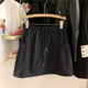
Korean order work skirt for women with small summer loose casual sports white skirt A-line large pocket skirt