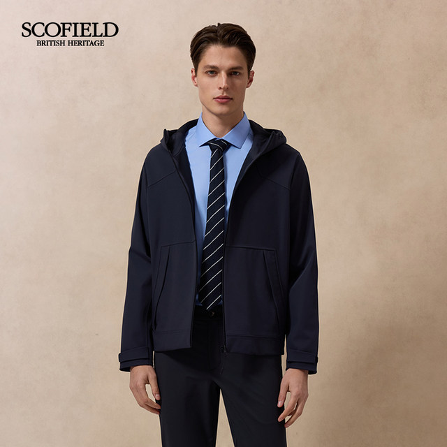SCOFIELD Men's 25 Years Spring New British Retro Hooded Fashion Outdoor Casual Jacket