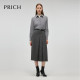 PRICH retro pleated skirt winter new design A-line skirt midi skirt women