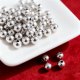 Yao Xi Silver House 999 pure silver beads by gram sterling silver small silver beads braided rope round beads beads loose pearl beads material
