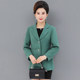 
Spring and Autumn Jacket 2022 Middle-aged Women's Suit Middle-aged and Elderly Mother Wearing 50 Years Old Slim Small Suit Short Top