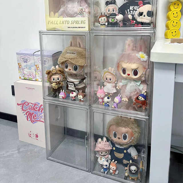 Display Stand Diy Lol Doll Storage Bubble Mart Storage Box Labubu