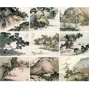 山水画小品白描- Top 100件山水画小品白描- 2023年11月更新- Taobao