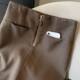 Hip skirt coffee color suits skirt zipper band -in skirt selected fabric light workplace A -line straight skirt