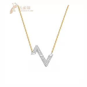 Louis Vuitton Star Blossom Pendant, White Gold And Diamonds (Q93622)