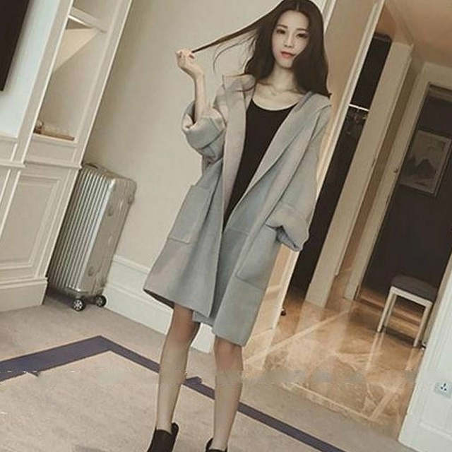 Large size women's spring and autumn new fat mm wool coat mid-length wool coat suit 200 Jin [Jin equals 0.5 kg] women's windbreaker trend