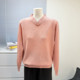 Mom's autumn sweater 2025 new fashionable top middle-aged and elderly women's sweater thin base sweater