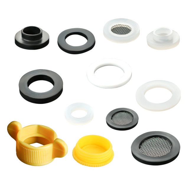 Bellows gasket gas pipe gasket PTFE gasket silicone rubber ring nitrile rubber pad Teflon high temperature resistance