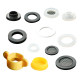 Bellows gasket gas pipe gasket PTFE gasket silicone rubber ring nitrile rubber pad Teflon high temperature resistance